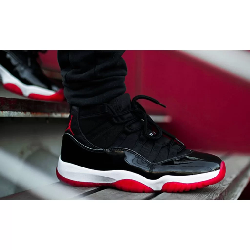 Air Jordan 11 "Bred" 2019 On Feet Inside Tag Pictures Release Air Jordan 11 "Bred" 2019 On Feet Inside Tag Pictures Release